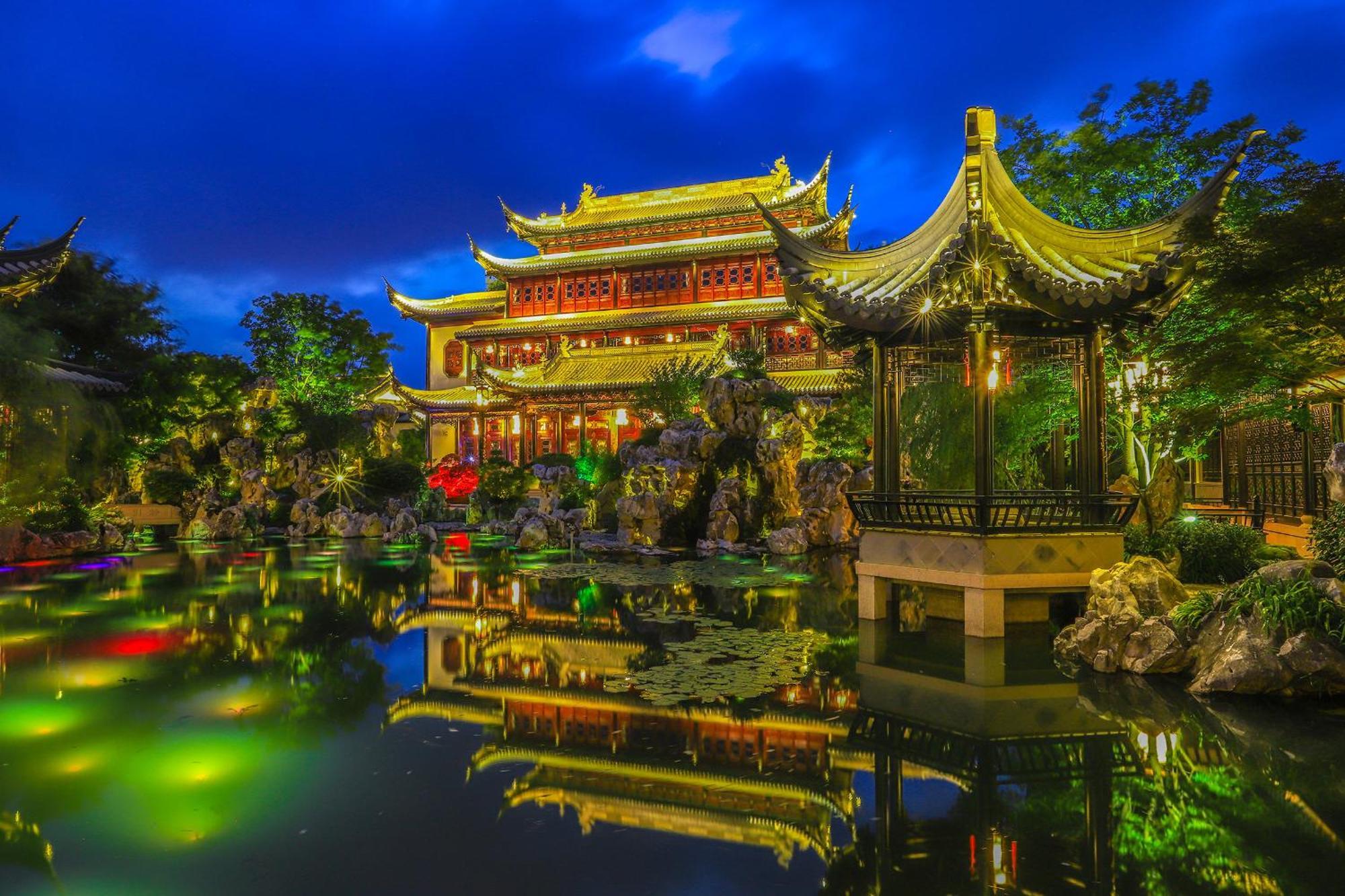 Royal Garden Hotel Shanghai-Free Shuttle To And From Disney & Pvg & Close Metro Line2 Easy To Sha New Expo Eksteriør billede